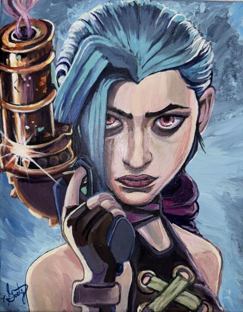 Loose Cannon — gaming painting by Tom Goetz