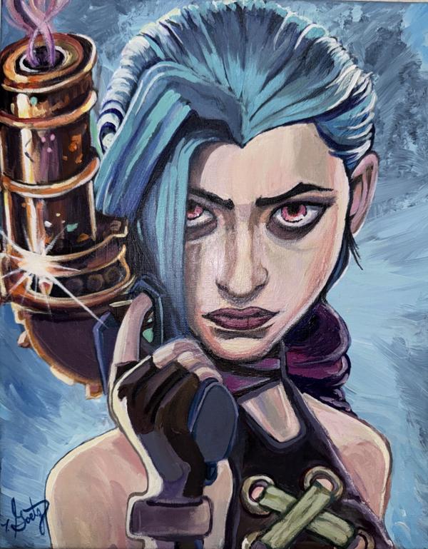 Loose Cannon — gaming painting by Tom Goetz