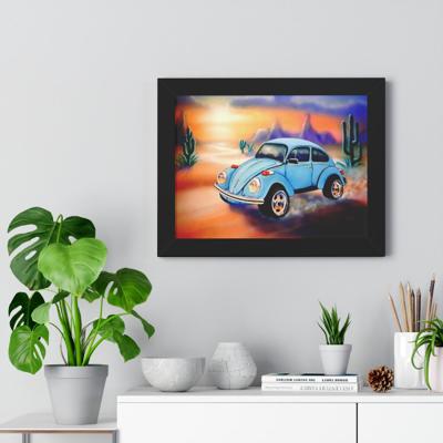 Desert Cruiser framed poster by Tom Goetz