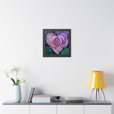 Heart in Bloom framed poster by Tom Goetz