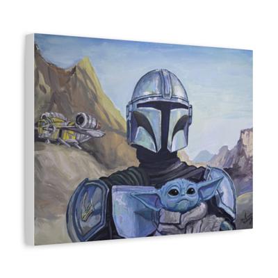 The Desert Is This Way canvas print by Tom Goetz