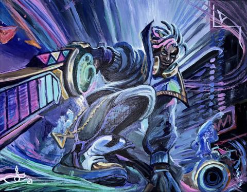 Rewind — gaming painting by Tom Goetz