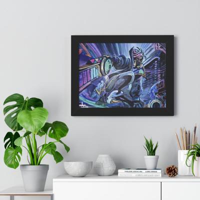 Rewind framed poster by Tom Goetz