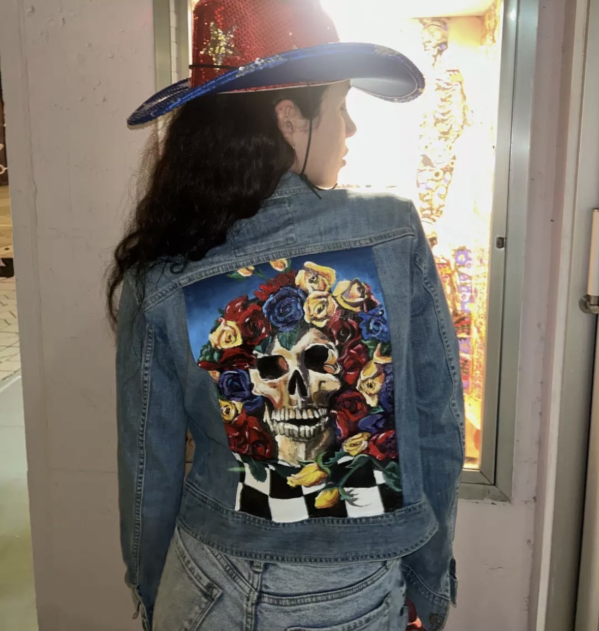 Custom painted jacket