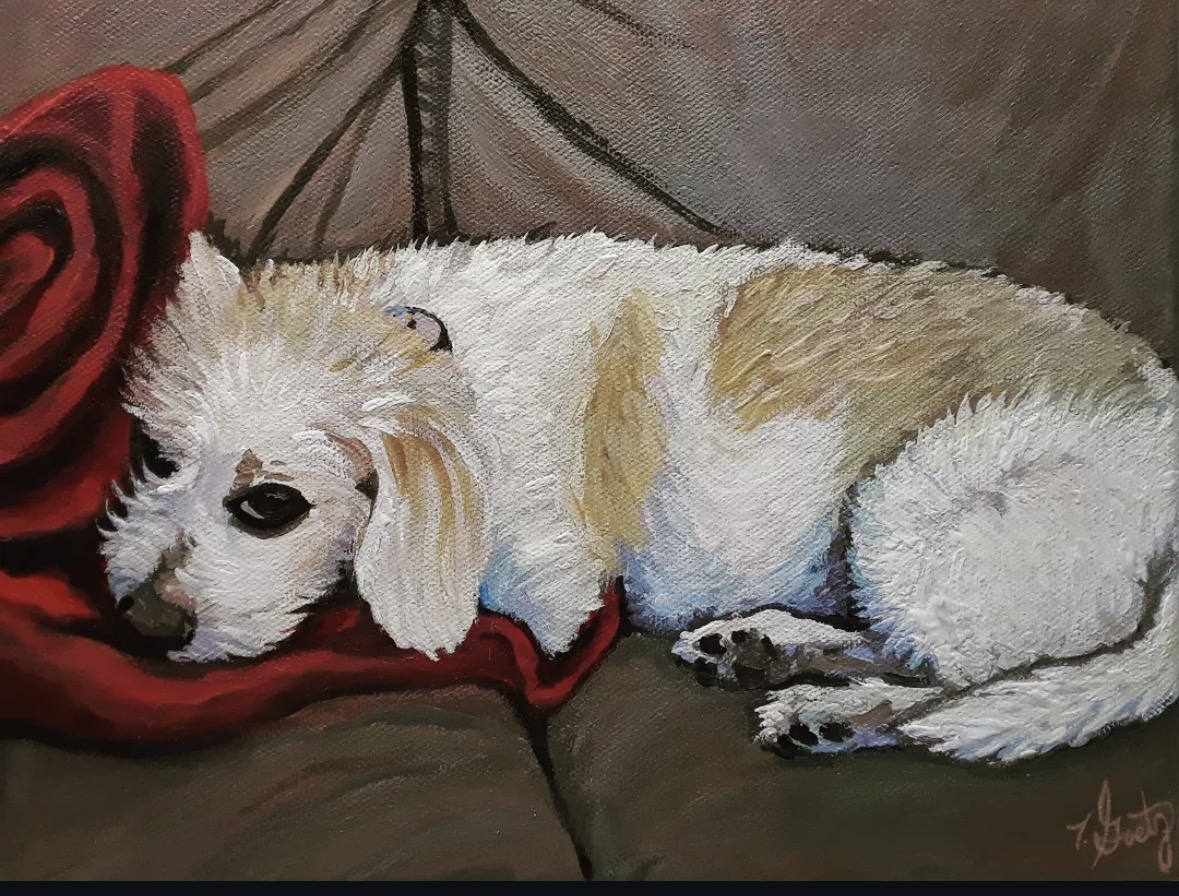 Custom dog portrait